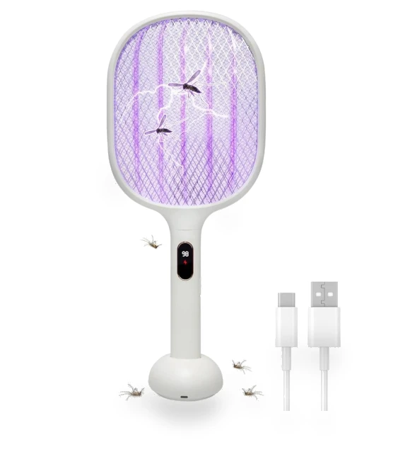 Smart Digital Display Electric Fly Swatter — Fly Swatters, Simplistic Living Home
