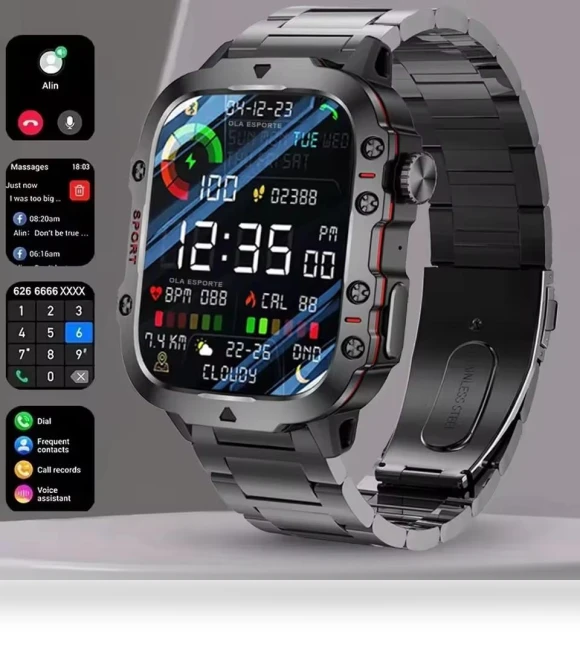 Smart Fitness Tracker Watch — Smartwatches, 3CC Smart Watch