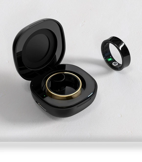 Smart Ring Heart Rate Blood Oxygen Sleep Monitoring — Wearable Accessories, Rainbow Rain