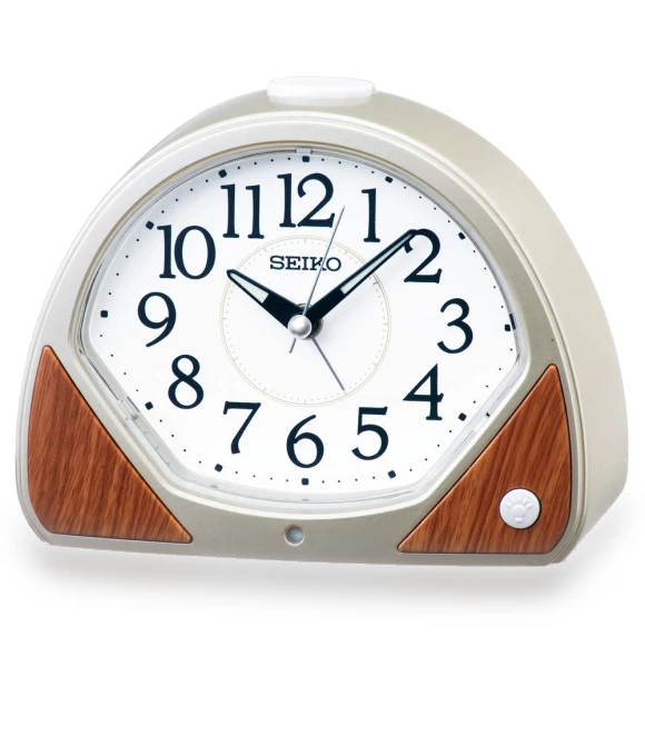 Table Clock Alarm Clock Analog Automatic Lighting by Light Sensor — Clocks, Seiko