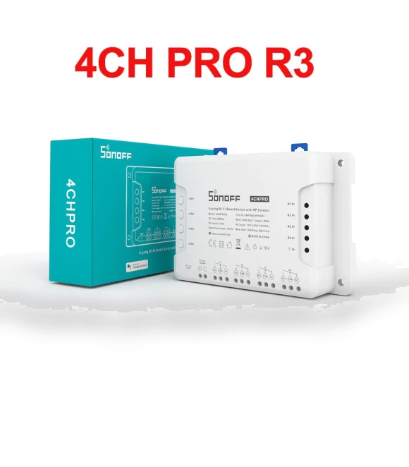 4-Channel Smart Switch — Smart Home Hubs & Controllers, Sonoff