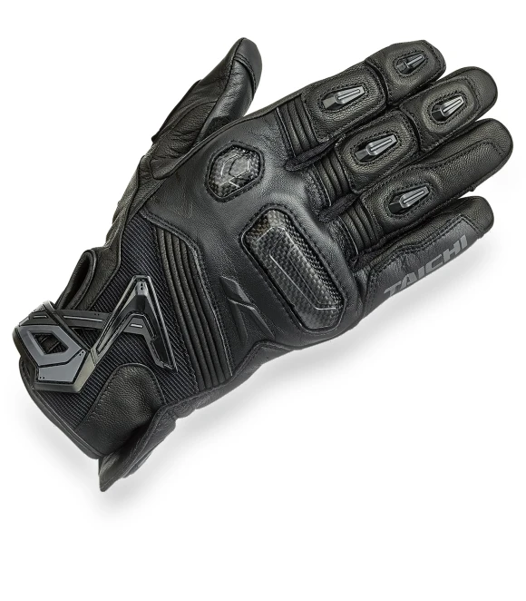 All-Season Motorcycle Leather Gloves with Touch Panel — Gloves, RS TAICHI