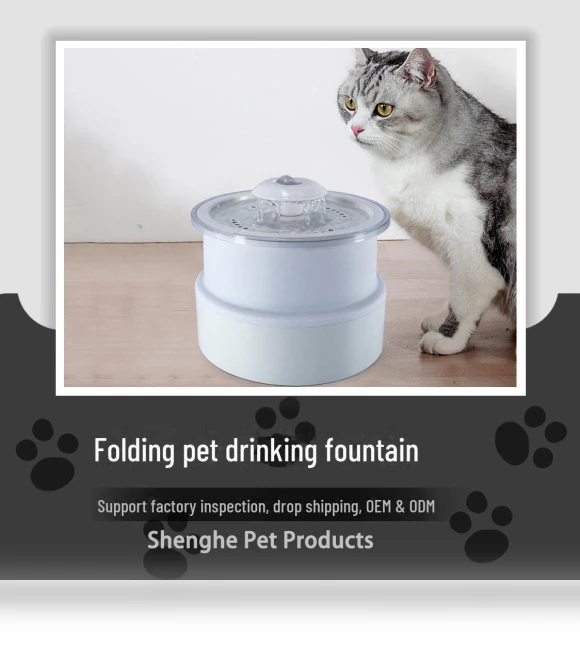 Foldable Drinking Fountain — Fountains, Pets Land