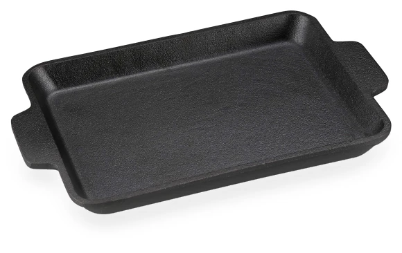 Iron Plate Cast Iron Grill Plate B5 Size with Kamado Smart Grill — Burners, CAPTAIN STAG