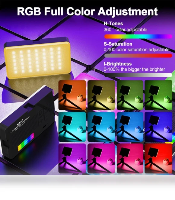 LED Video Light Photo Lighting Studio RGB Light — Photography Lighting, AE Selection