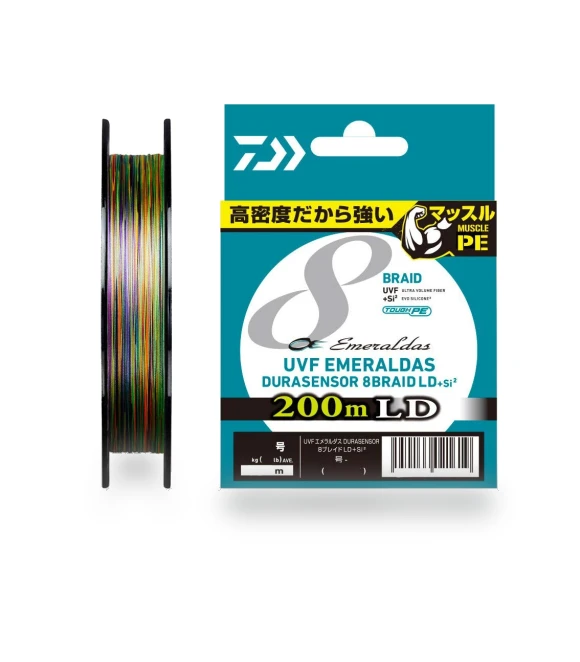PE Line UVF Emeraldas DuraSensor — Braided, Daiwa
