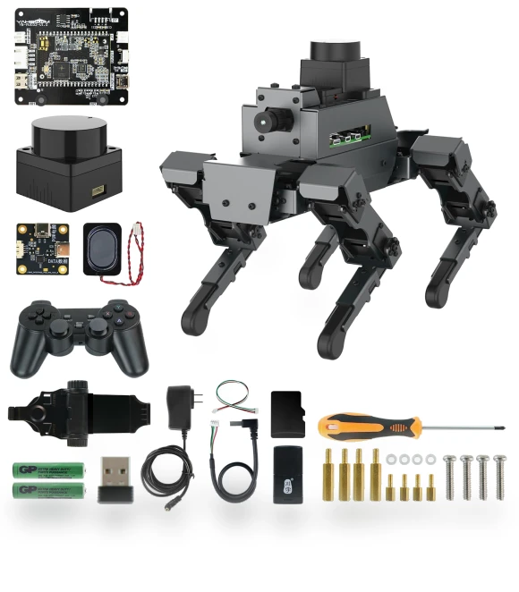 Quadruped Mechanical Dog AI — Robotic Enhancements, Yahboom