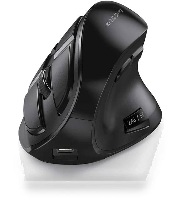 Rechargeable Bluetooth Vertical Mouse — Mouse Pads, SeenDa