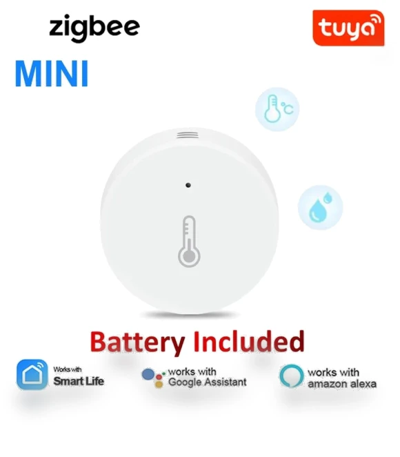 Temperature and Humidity Sensor — Home Climate Control, Tuya