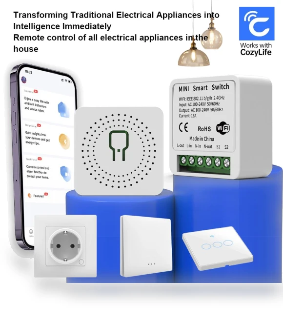 WiFi Smart Mini Switch — Smart Home Modules, CozyLife