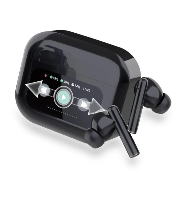 Bluetooth Earbuds with Touch LCD Display — In-Ear Headphones, Kayomart