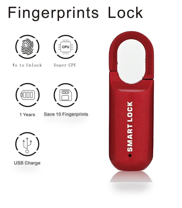 Mini Fingerprint Lock — Luggage Locks, MYWAYLIFE SECURITY TECHNOLOGY