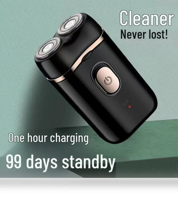 Rechargeable Electric Shaver — Replacement Heads, Global Finds