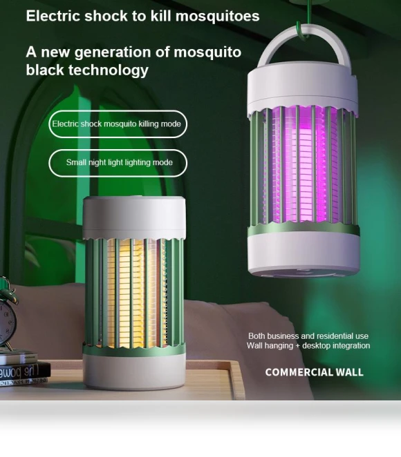 Rechargeable USB Portable Electric Mosquito Lamp — Bug Zappers, WoW Home