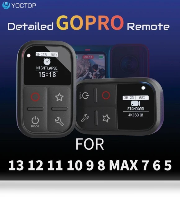 Smart Bluetooth Remote Control — Wearable Cameras, AE Selection