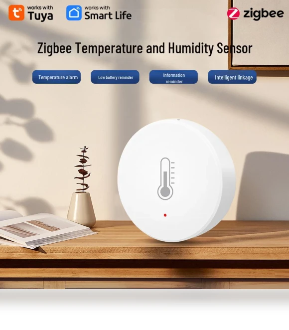 Smart Thermometer and Humidity Sensor — Home Climate Control, Tuya