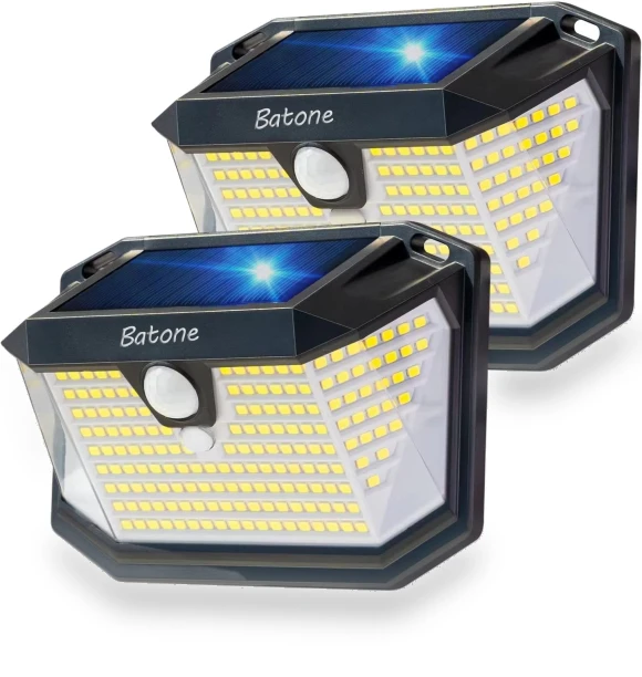 Solar Sensor LED Garden Lamp — Outdoor Security & Flood Lighting, KAYOMART Electric