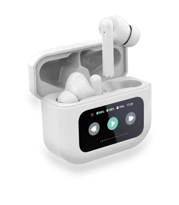 Wireless Bluetooth Headphones with Touch LCD Display — Over-Ear Headphones, MIYAKO DENKI