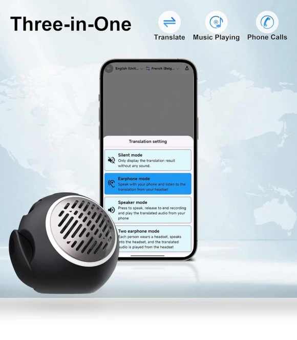 AI Translator Earbuds — Language Translators, Good Household Items