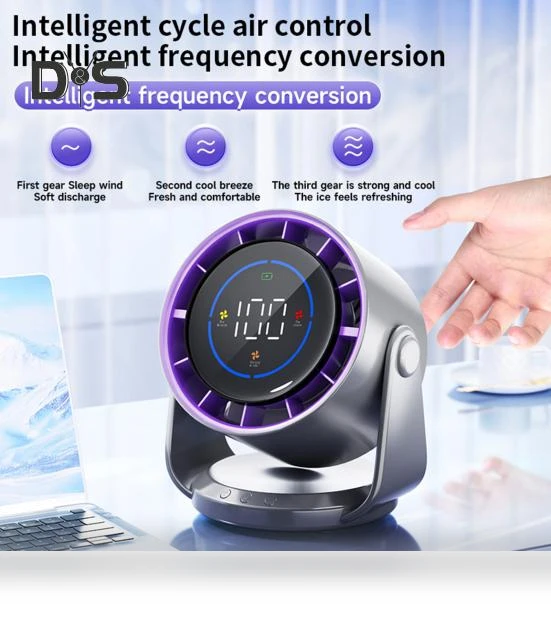 Air Cooling Fan with Digital Display — Stand Fans, Redmaple