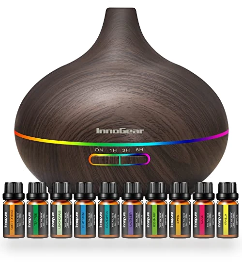 Aromatherapy Diffuser & Essential Oils Set — Diffusers, InnoGear