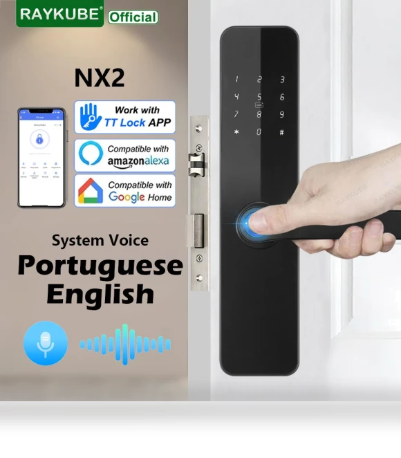 Bluetooth Smart Lock — Biometric Security, RAYKUBE