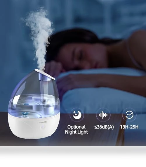 Cool Mist Humidifier — Air Moisturizers, Poksolfy
