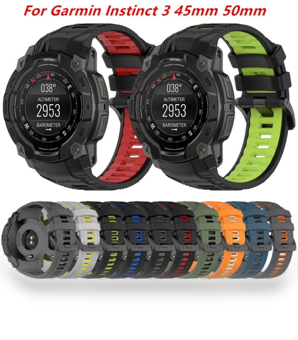 Double Colored Replacement Strap — Smartwatch Straps, Agood