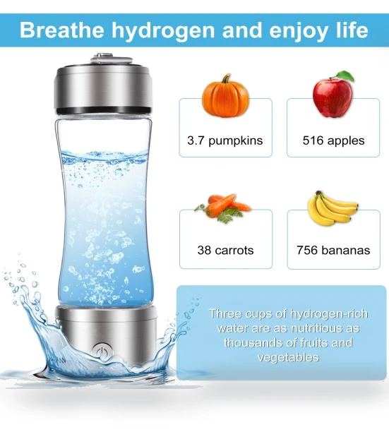 Hydrogen Water Bottle Generator — Hydration Essentials, Yixhan
