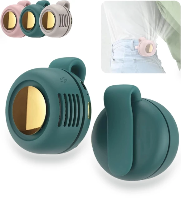 Portable Silent Bladeless Clip Fan — Portable Cooling Solutions, mujin