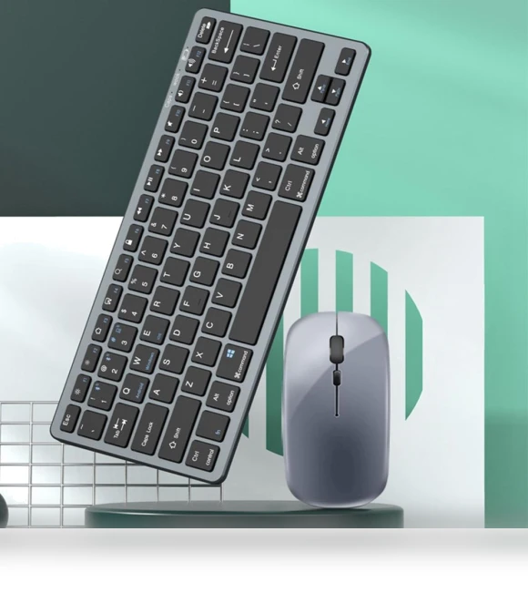 Silent Rechargeable Bluetooth Keyboard and Mouse Set — Keyboards, Smarter than future