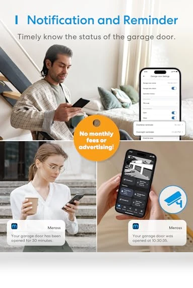 Smart Garage Door Opener Remote — Keypads & Remotes, meross