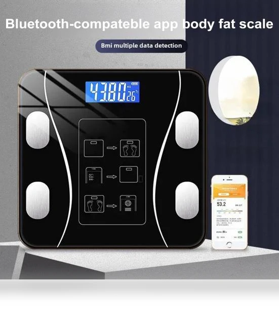 Smart Scale with LED Display — Weight Management Tools, Worry free storage
