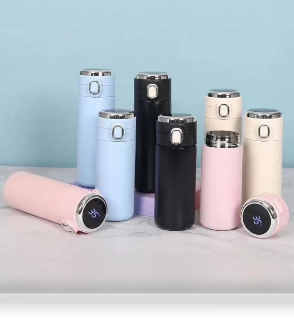 Smart Thermos with Temperature Display — Travel Drinkware, GearUp AutoMoto