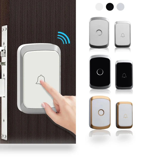 Smart Wireless Doorbell — Push Buttons, Yoling