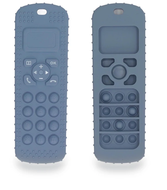 Television-Shaped Teething Toy with Remote Control — Soothing Teethers, Neoglint