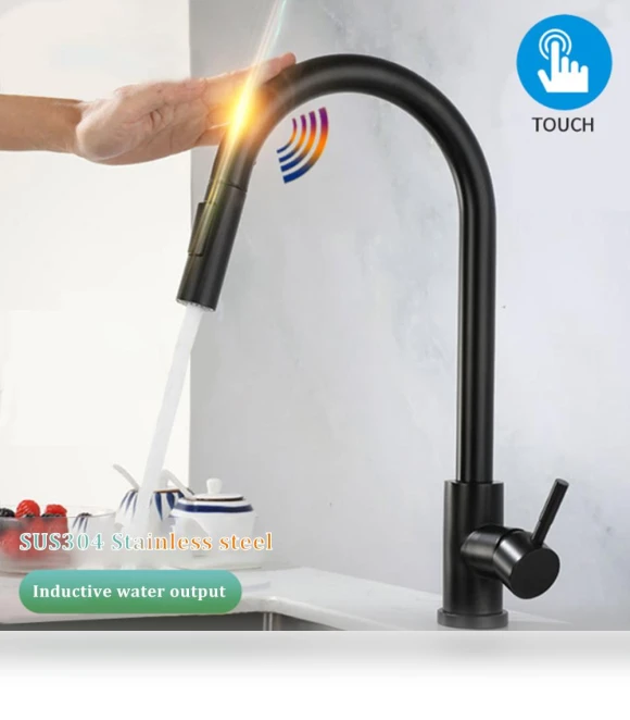 Touchless Kitchen Faucet — Smart-Touch Kitchen Faucets, DC-HOME-3