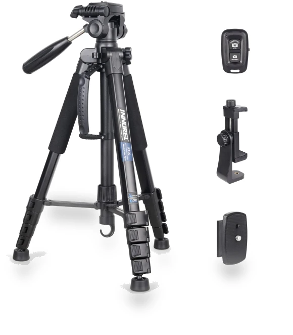Video Camera Tripod with 3-WAY Head — Camera Supports, MIYAKO