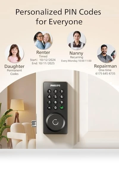 Wi-Fi Door Lock — Smart Home Security, Philips
