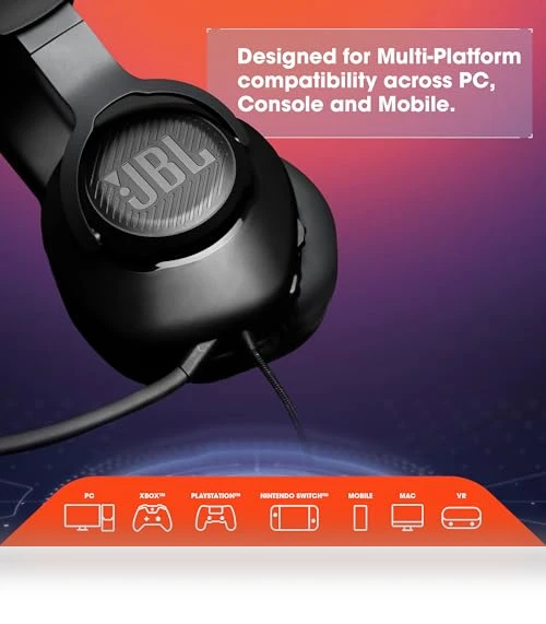 Wired Over-Ear Gaming Headphones — Over-Ear Headphones, JBL