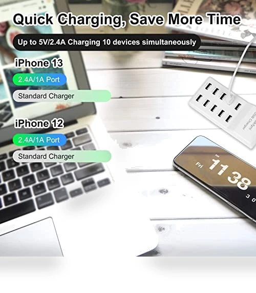 10-Port USB Charger Station — Chargers, WuHanJingJiKaiFaQuJingChengDianZiChanPinJingYingBu