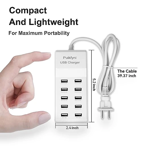 10-Port USB Charger Station — Chargers, WuHanJingJiKaiFaQuJingChengDianZiChanPinJingYingBu