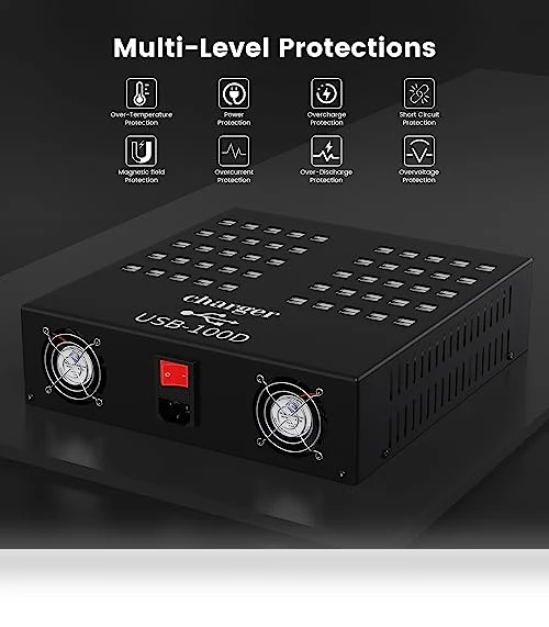 100 Port USB Charging Station — Power Hubs, Cinlinso