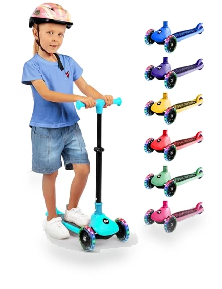 3 Wheel Foldable Kids Scooter — Electric Vehicles, SereneLife