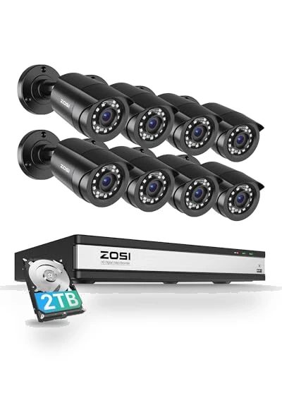 3K Lite 16CH Security Camera System — Surveillance Enclosures & Mounts, ZOSI