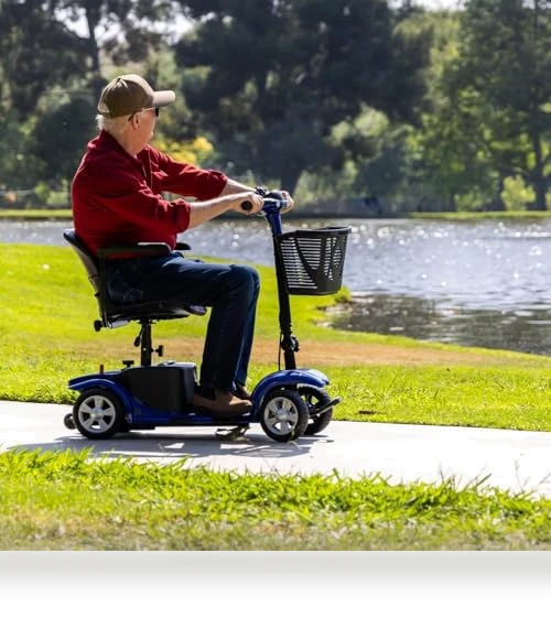 4 Wheels Electric Mobility Scooter — Rolling Walkers, DOUBLE GLOBAL INC