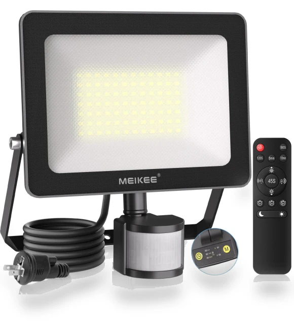 60W LED Motion Sensor Light — Outdoor Security & Flood Lighting, SAMURAI STYLE