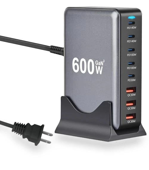 8 Port USB C Fast Charging Station — Chargers, Perhanmm