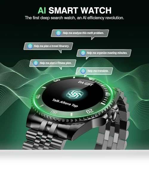 AI Smart Watch with Health Monitoring — Smartwatches, SOUYIE