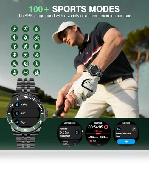 AI Smart Watch with Health Monitoring — Smartwatches, SOUYIE